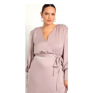 Eloquii NWT Elegant Pink Maxi Dress, Sz 18